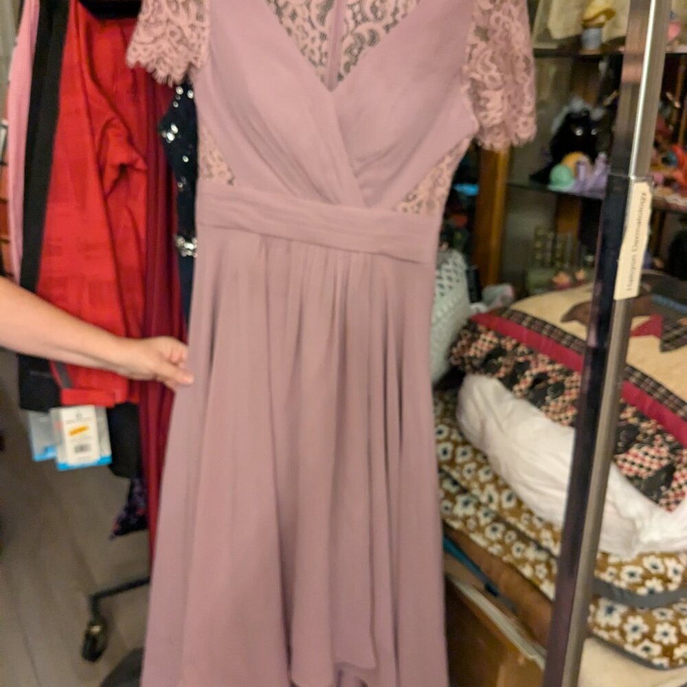 JJs house bridesmaid dress size 4 Wisteria